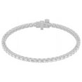 thumbnail image 2 of Unique Moments 2.5 Carat Lab Grown Oval Diamond Tennis Bracelet 14K White Gold, 2 of 5
