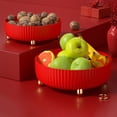 thumbnail image 6 of Snack Tray, Creative Fruit Tray, 5segmented Candy Containers Used for Nut Candy, Dried Fruit Food Storage Organizer Compartment Dried Fruit Tray, Food and Fruit Holiday Saving Gifts, 6 of 9