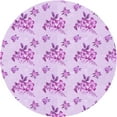 thumbnail image 1 of Ahgly Company Machine Washable Indoor Square Transitional Heliotrope Purple Area Rugs, 3' Square, 1 of 7