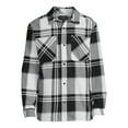 thumbnail image 5 of No Boundaries Men's Plaid Shacket, 5 of 5