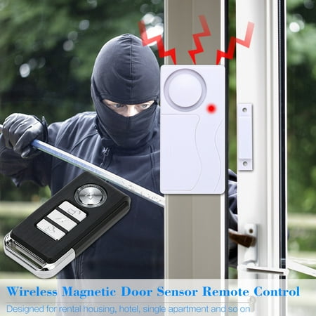 Wireless Magnetic Door Sensor Remote Control Home House Window