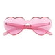 thumbnail image 1 of de montura sin montura , con lentes en corazón para mujer Rosado Colcomx Gafas de sol sin montura, 1 of 6
