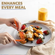 PLASTICPRO Plastic Silverware Kitchen Utensil Set Disposable Plastic Forks, Spoons and Knives, 400 Pack