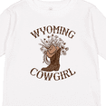 thumbnail image 4 of Inktastic Wyoming Cowgirl Western Rodeo Girls Long Sleeve Toddler T-Shirt, 4 of 5
