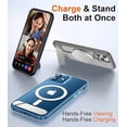 thumbnail image 2 of Funda con Soporte Magnético invisible, Delgada Mate, para iPhone 12/12 Pro, Soporte Transparente, 2 of 7
