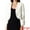 White, variant on DARING DIVA Women's Faux Fur Cropped Open Front Jacket Bolero Coat XS Black