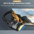 thumbnail image 3 of 8K Cable 2.1 120Hz 4K HDMI-Compatible 2.1 for Cable 8K UHD HDR eARC for HDTV XBox Projector PS5, 3 of 12