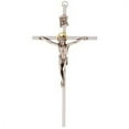 thumbnail image 2 of McVan 79-48 8 in. Silver Polished Aluminum Crucifix with Gold Halo Corpus, 2 of 2