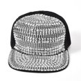 thumbnail image 5 of Slccxzc Fashion Diamond Studded Baseball Caps Flat Brim Outdoor Hats Bling Hip Hop Snapback Cap for Women Men, 5 of 7