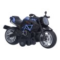 thumbnail image 1 of Modelo de motocicleta 1:12, adornos de juguete para niños, aleación de simulación, modelo de motocicleta extraíble, azul, 1 of 5