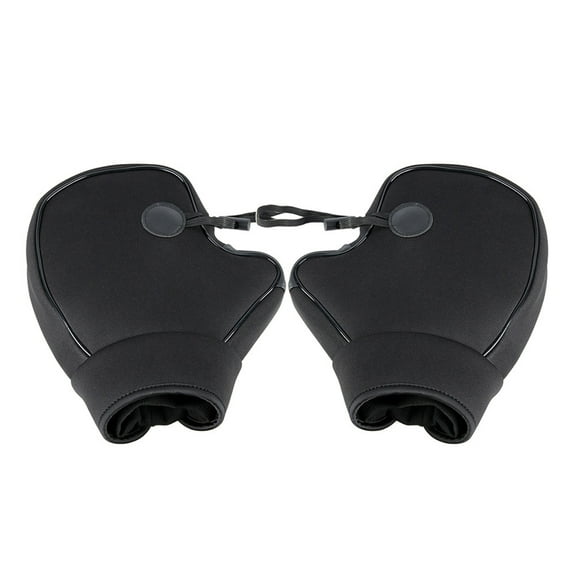 1Pair Motorcycle Handlebar Muffs Gloves Waterproof Mitts Snowmobile Handlebar Warm Motorbike Gloves