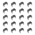 thumbnail image 1 of Unique Bargains 20Pack Zipper Stoppers, #10 Top & Bottom Stops for Rescue Repair, Metallic Black, 1 of 6