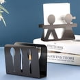 thumbnail image 6 of Joernso Napkin Holder Tree Shape Decorative Stainless Steel Small Human Tableware Pattern Serviette Rack Table Decor, 6 of 8