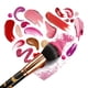 thumbnail image 5 of Juego de 10 pinceles de maquillaje para polvos, sombras de ojos y pestañas, de mármol Glamour, 5 of 5