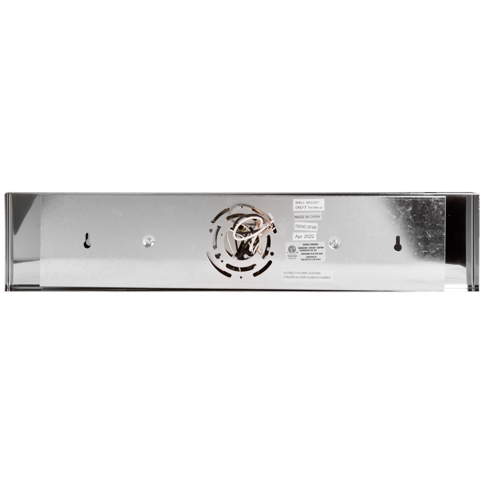 Design House Dove Creek 3-Light Dimmable Bathroom Vanity Light with Frosted Glass, Satin Nickel