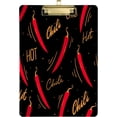 thumbnail image 1 of FMSHPON Hot Chili Peppers Seamless Pattern Clipboard Hardboard Wood Nursing Clip Board and Pull for Standard A4 Letter 13x9 inches, 1 of 7