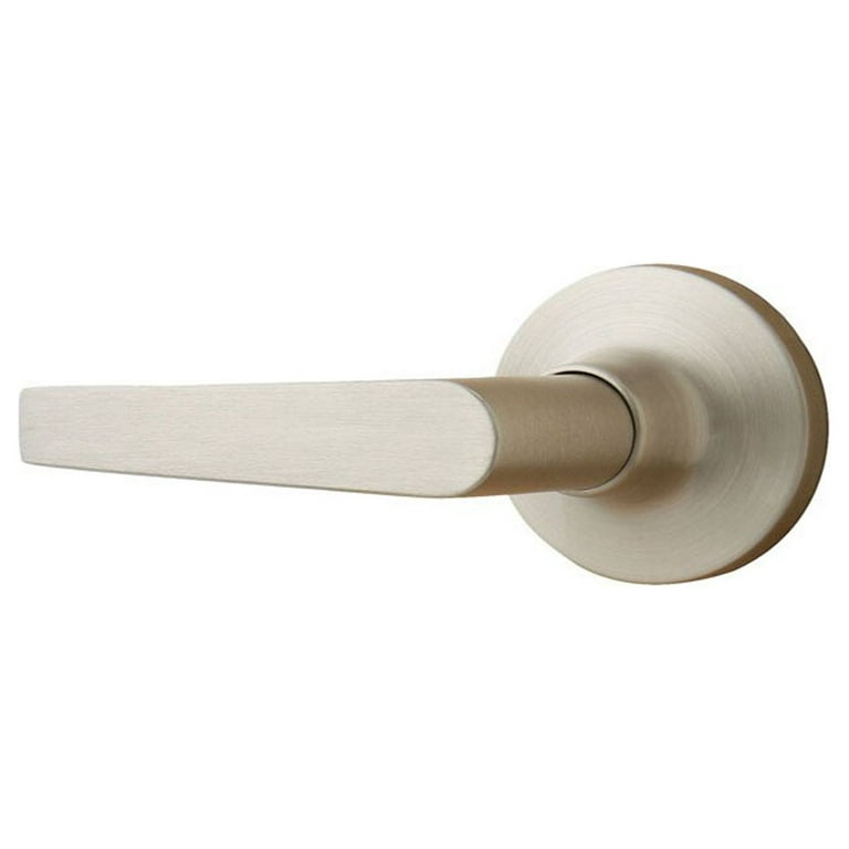 Villar Home Designs Door Lever Lara Satin Nickel Keyed 2 Pack