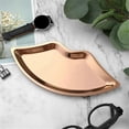 thumbnail image 5 of 2PCS Stainless Steel Lip Shaped Jewelry Tray Home Cosmetics Metal Tray Female Jewelry Storage Tray Decorative,B, 5 of 5