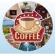 thumbnail image 4 of Letrero de hojalata vintage de café, placa de taza de café retro, letreros decorativos de hojalata para pared de metal., 4 of 6