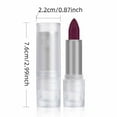 thumbnail image 3 of Halloween Lipstick Matte Lip Gloss Long Lasting Waterproof Lip Color Portable Mini Ice Cream Texture Vintage Gothic Festival Makeup, 3 of 7