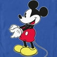 thumbnail image 2 of Men's Mickey & Friends Side Profile Mickey Graphic Tee Royal Blue X Large, 2 of 4