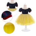 thumbnail image 4 of Little Girls Snow Princess Dress Puff Sleeves Birthday Dress up 1-7T, 4 of 6