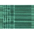 thumbnail image 1 of Ahgly Company Indoor Rectangle Abstract Turquoise Blue Modern Area Rugs, 6' x 9', 1 of 4