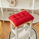 thumbnail image 5 of Cojines para silla de terciopelo de maíz grueso, cojín para asiento de estudiante, cojín para aula de oficina, cojín de asiento con correa rectangular aislante, cojín para asiento, 5 of 7