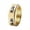 Gold, variant on Men's Stainless Steel Chinese Zodiac Dragon Enamel Ring Anxiety Relieves Strees Ring Gold Size 12