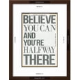 thumbnail image 3 of Believe You Can and Youre Halfway There Poster, Framed Art Print Wall Art Sold by Art.Com, 3 of 4