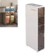 thumbnail image 1 of Gabinete De Almacenamiento De Baño Estrecho De 2 Niveles, Gabinete De Almacenamiento De Baña Delgado Con Cajones Gabinete De Baña Alto Estantes Ajustables De Torre, 1 of 7