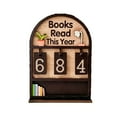 thumbnail image 2 of Jkkant Wooden Books Read Counter, 3-Digit Reading Tracker Desk Decor for Book Lovers & Bibliophiles, 2 of 9