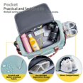 thumbnail image 4 of Bolsa de lona de gimnasio FIORETTO para mujer con compartimento para zapatos, 37 L, 4 of 7