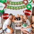 thumbnail image 4 of Football Theme Party Supplies - Including HAPPY BIRTHDAY Banner, Football Foil Balloons, Cake Topper, Tablecloth, Balloons for Game Day, and Football Birthday party Decorations, 4 of 7