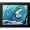 thumbnail image 2 of Dvorak, Vicki 24x20 Black Modern Framed Museum Art Print Titled - Love Bug Blue, 2 of 5