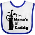 thumbnail image 3 of Inktastic I'm Mama's Lil' Caddy Golf for Kids Boys or Girls Baby Bib, 3 of 4