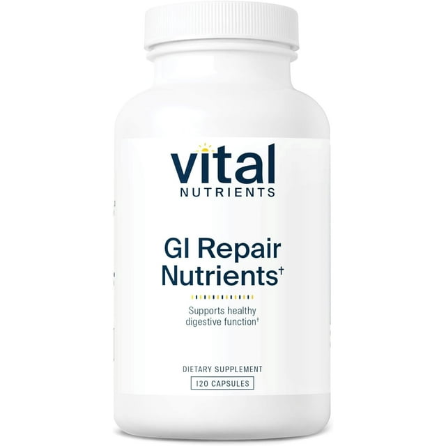 Vital Nutrients GI Repair Nutrients | 2,070 Mg Per Serving | 120 Capsules | 40 Servings
