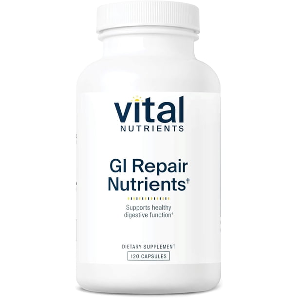 Vital Nutrients GI Repair Nutrients | 2,070 Mg Per Serving | 120 Capsules | 40 Servings