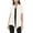 Ivory, variant on Women's Loose Fit Short Sleeve Draped Open Front Office Wear Solid Cardigan