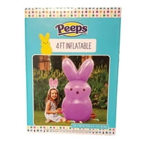 Peeps 4 Foot Inflatable Bunny Purple