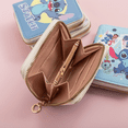 thumbnail image 3 of ZOOUSQII Cartoon Stitch PU Leather Coin Purse - Waterproof Zipper Wallet with Key Holder, Earphone Storage, and ID Card Slot, Compact and Stylish Organizer SDZ311-208, 3 of 3