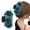 Green, variant on CXHEGBEJ Chic Decorative Buns Flower Hair Claw For Women Multifunctional Ponytail Clip Hairpin Grasping Clip Headwear Styling Tool Black