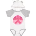 thumbnail image 3 of Inktastic Breast Cancer Pink Ribbon Retro Girls Baby Bodysuit, 3 of 5