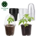 thumbnail image 2 of Innens 10-50Pcs Plastic Seedling Pots with Humidity for Plants Garden Flower Pots, 2 of 14