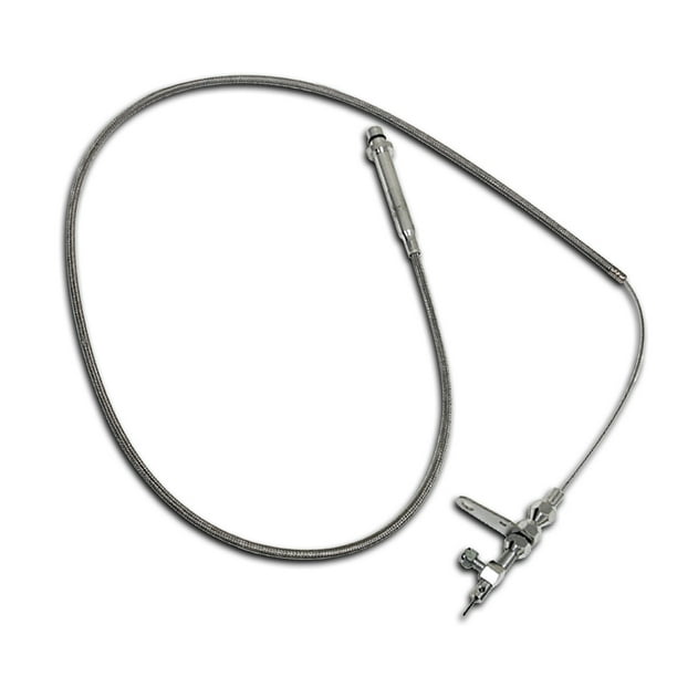 Fits Chevy 56" Kickdown Cable Kit 350 Th350 Transmission Braided Stainless Steel