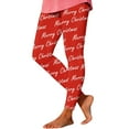 thumbnail image 5 of Roncen Roncen Women's Christmas Printed Yoga Leggings - Stretchy High-Waisted Casual Pants for Holiday & Workout, 5 of 7