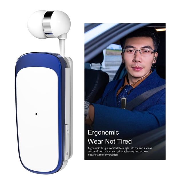 K52 Retractable 4.0 Stereo Business Workout Earph Sport Earpiece Handsfree - with Box S