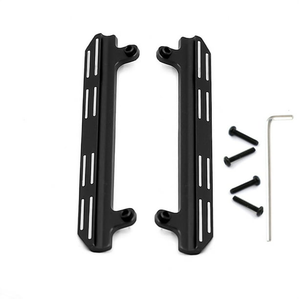 Metal Side Step Plate Pedal Running Boards Sliders Pedales RC Equipo de Automotriz Cuerpo Reemplazo para Xiaomi Jimny Negro, 1 par AweSitey FN001202-01