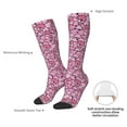 thumbnail image 5 of Picia Women Crew Soft Moisture-wicking Socks Sweet Heart Pattern Design Cotton Socks, One Size fit All, 5 of 9