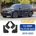 thumbnail image 2 of For BMW X5 M Sport 2019-2023 Mudguards Accessories, Front & Rear Mud Splash Guards, (Set Of 4) No Drilling Mudflaps-black, 2 of 6